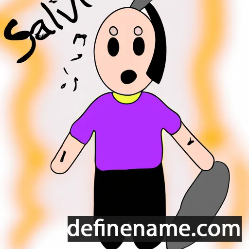 cartoon of the name Sällvi