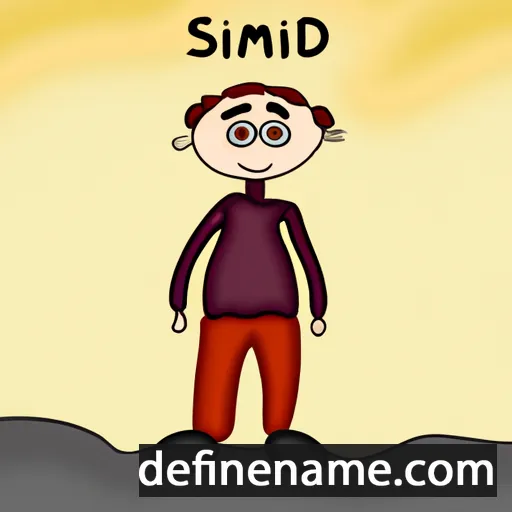 cartoon of the name Səməd