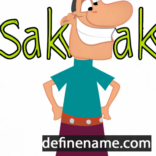 cartoon of the name Salik