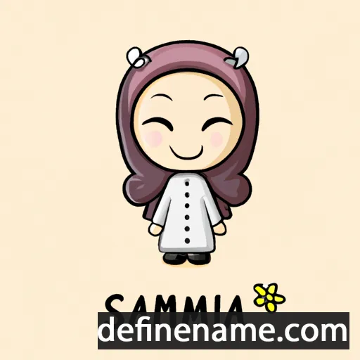 cartoon of the name Salimah