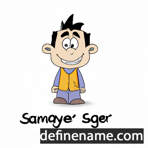 cartoon of the name Salimgerey