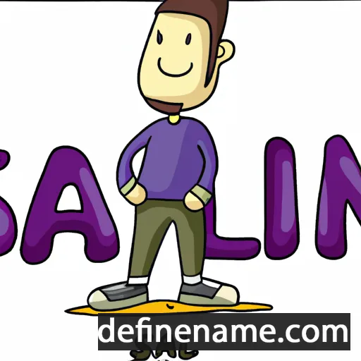 cartoon of the name Saling