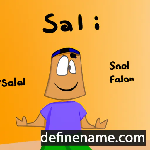 cartoon of the name Sallaat