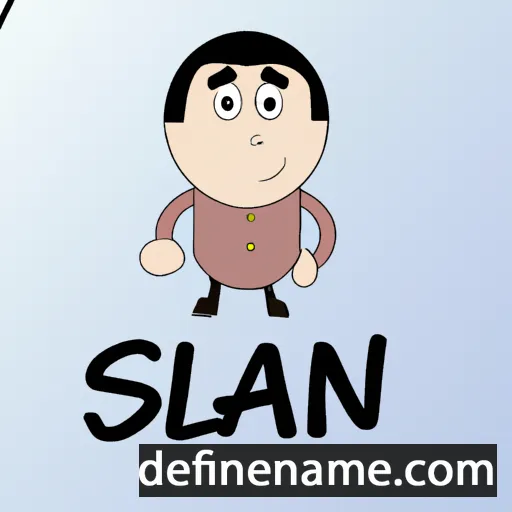 cartoon of the name Sallan