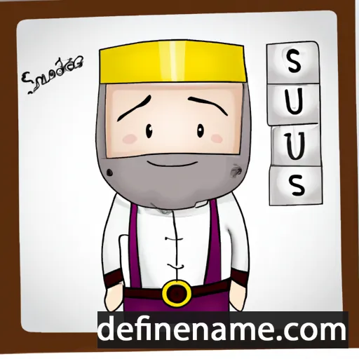 cartoon of the name Sallustian