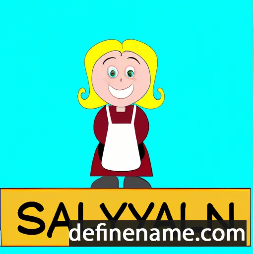 Sallyann cartoon