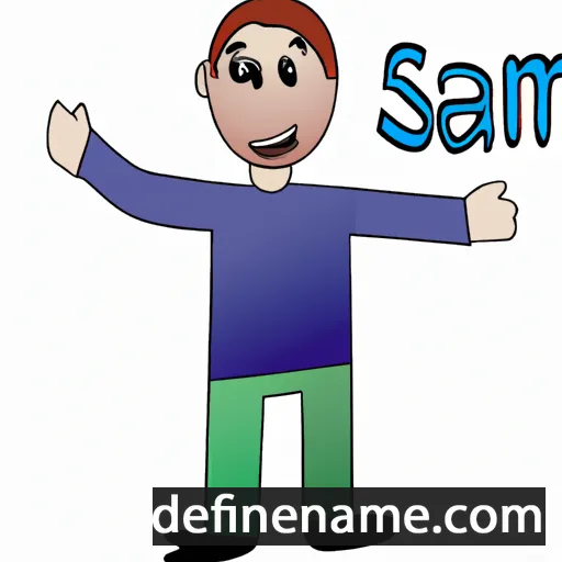 cartoon of the name Salm