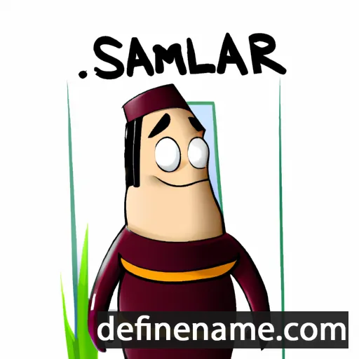 cartoon of the name Salmar