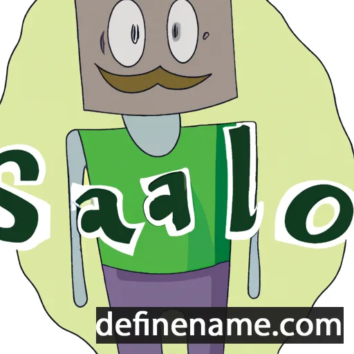 cartoon of the name Salo