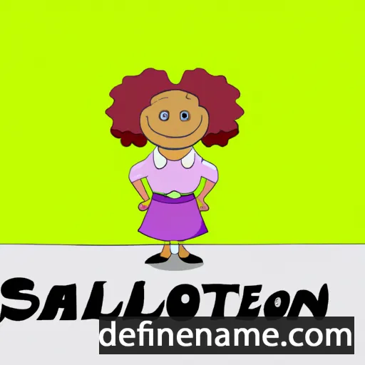 Saloloneeta cartoon