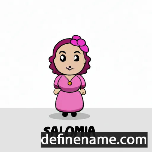 cartoon of the name Saloma