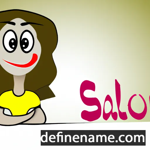 Salomi cartoon