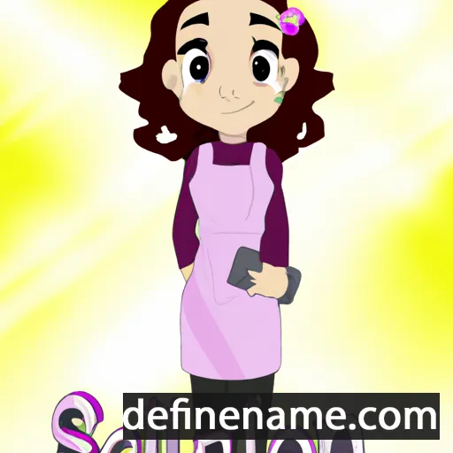 cartoon of the name Salomina