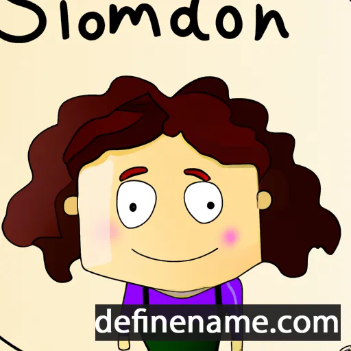 cartoon of the name Salomonida