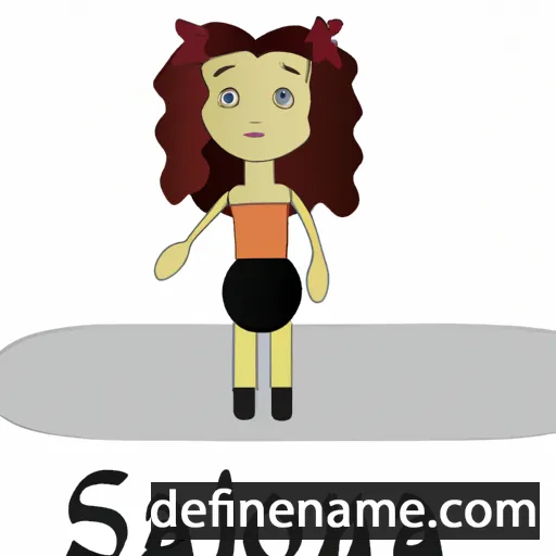 cartoon of the name Salona