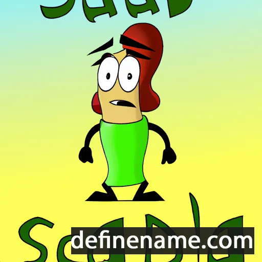 cartoon of the name Salpaad