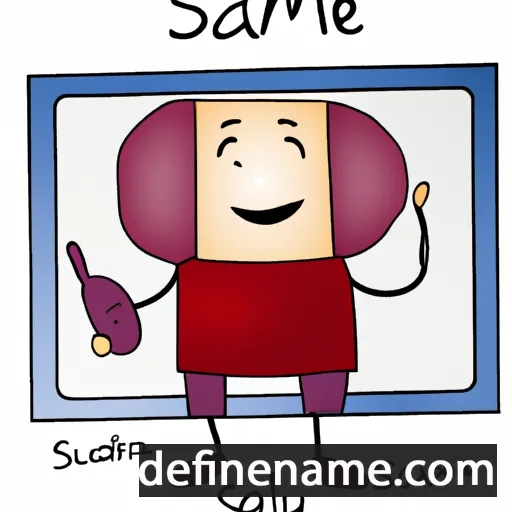 cartoon of the name Salume