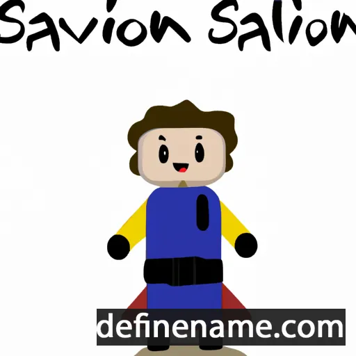 cartoon of the name Salvación