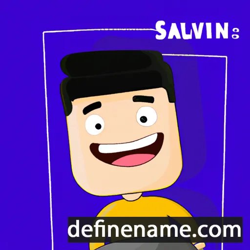 Salvín cartoon