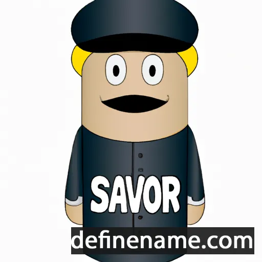 cartoon of the name Salvør