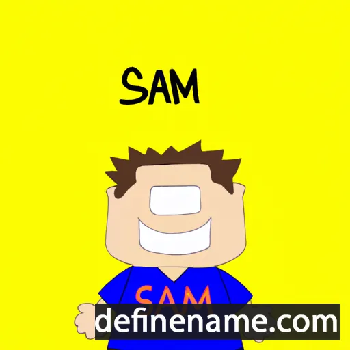 cartoon of the name Sam