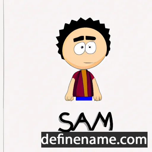 cartoon of the name Samaan