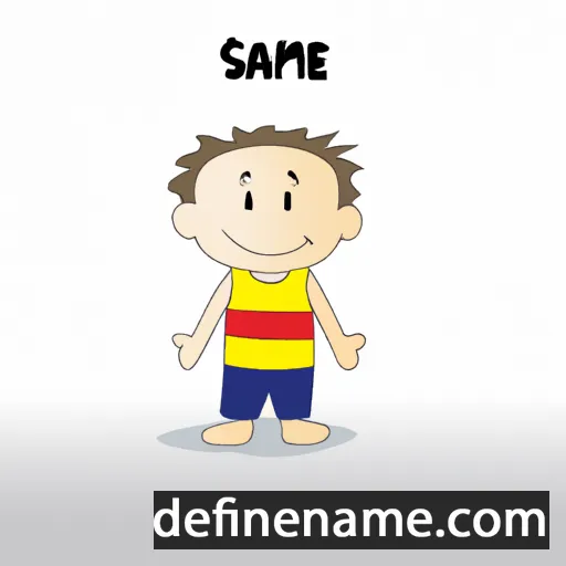 cartoon of the name Samal