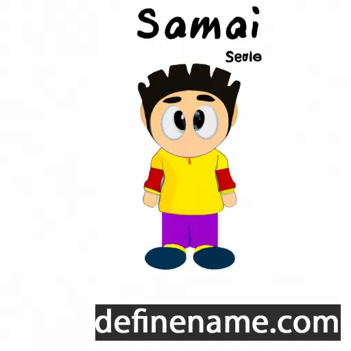 cartoon of the name Samali