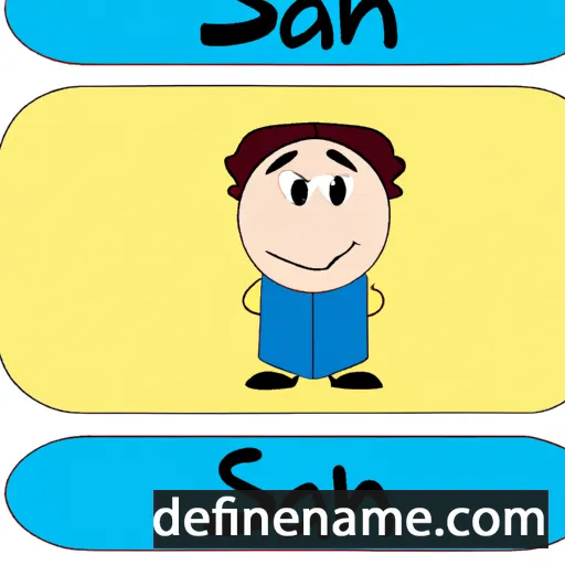 cartoon of the name Saman