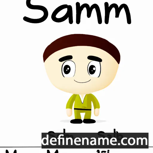 cartoon of the name Saman