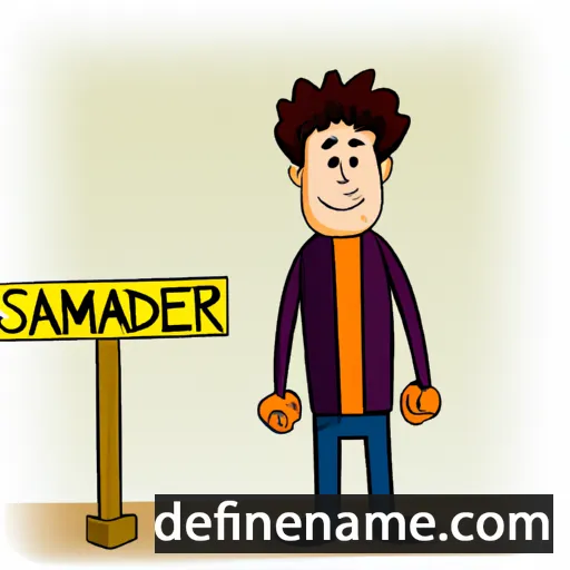 Samandarbek cartoon