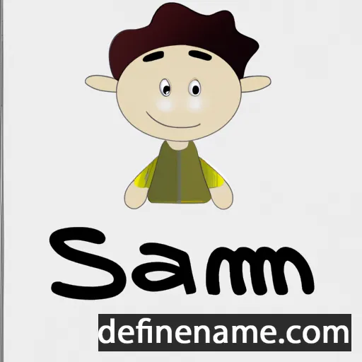 cartoon of the name Samani