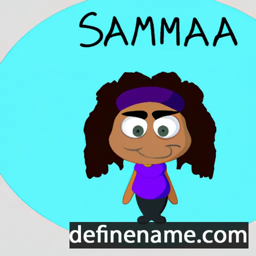 cartoon of the name Samaria