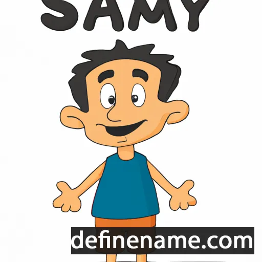 cartoon of the name Samay