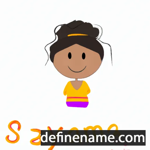 cartoon of the name Samaya