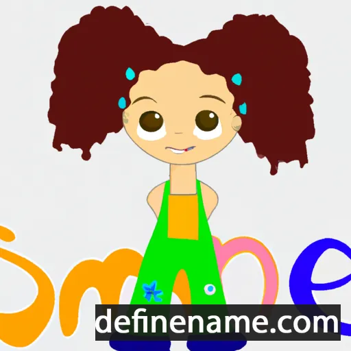 cartoon of the name Samere