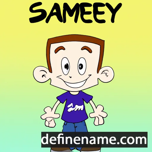 cartoon of the name Samey