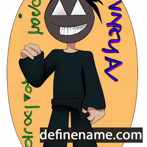 cartoon of the name Samhain