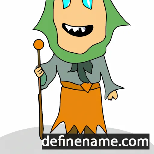 cartoon of the name Samhradhán