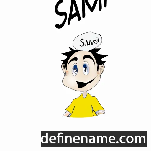 cartoon of the name Sami