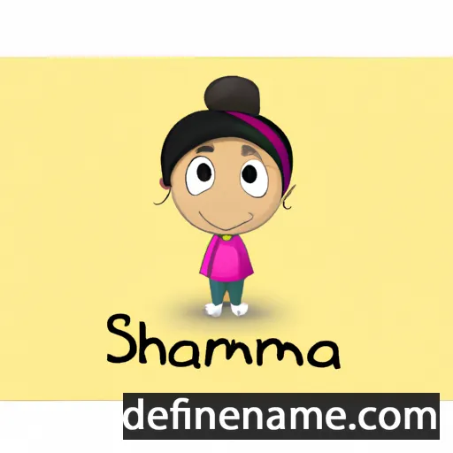 Samiha cartoon