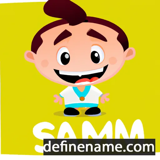 cartoon of the name Samin