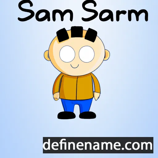 cartoon of the name Samiran