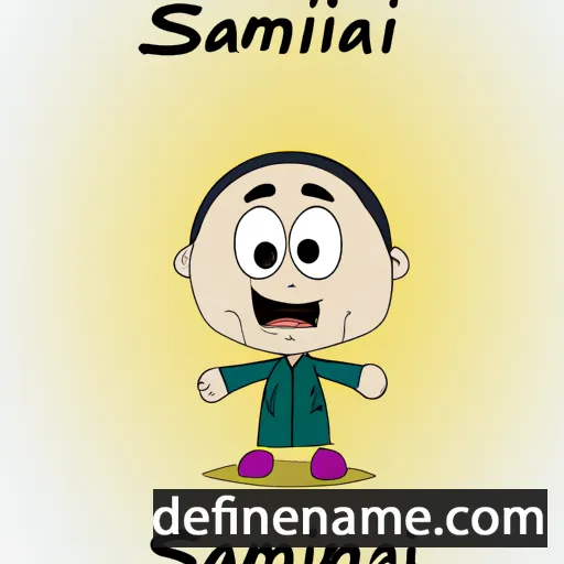 cartoon of the name Samiullah