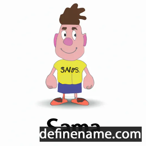 cartoon of the name Samka