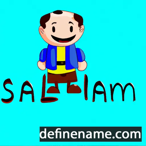 Samlain cartoon