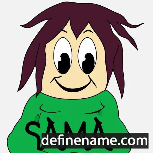 cartoon of the name Samma