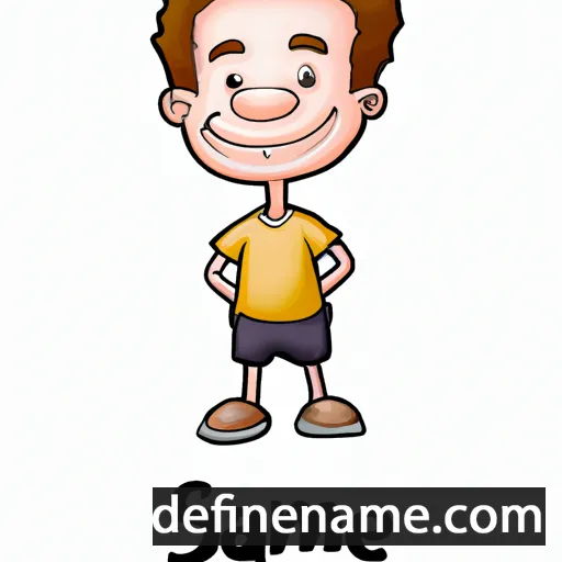 cartoon of the name Sammuel