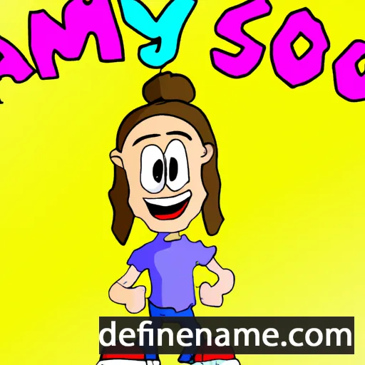 cartoon of the name Sammyjo