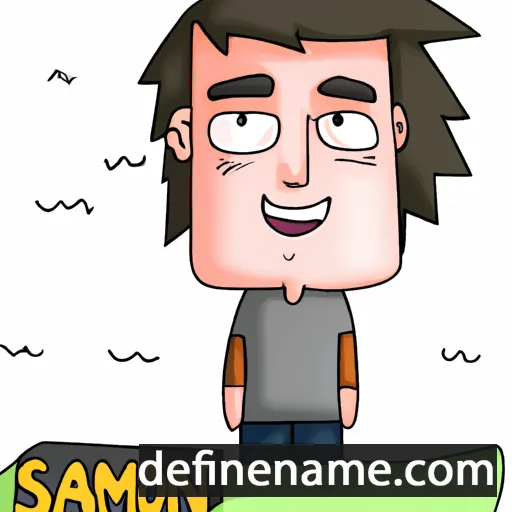 cartoon of the name Samon